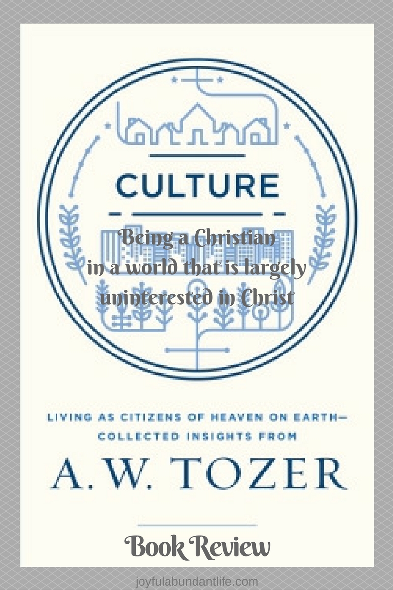 Book Review - Culture by A. W. Tozer